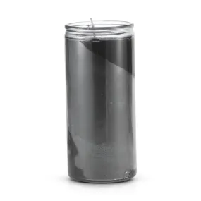 14 Day Glass Candle Plain - Black