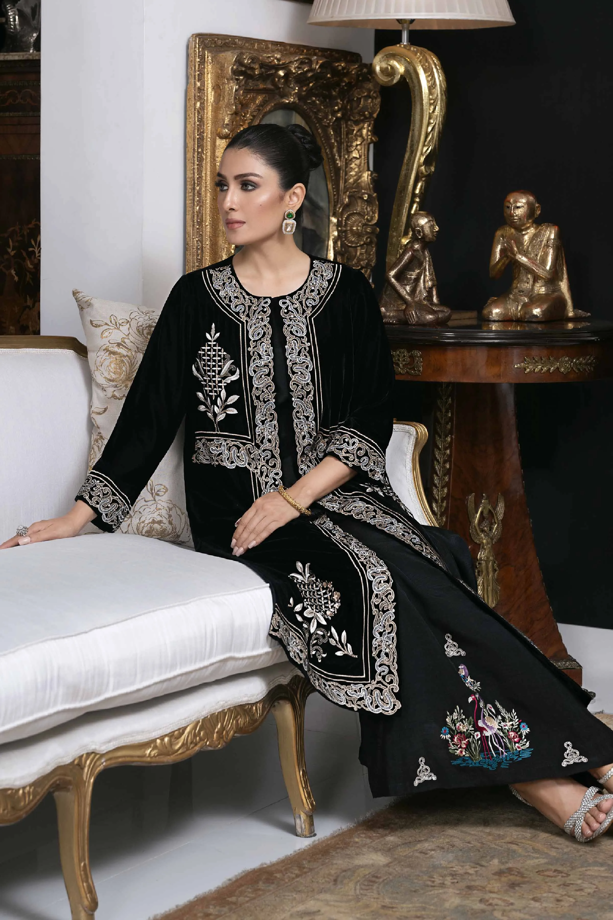 2 Piece - Embroidered Suit - KFW23-54