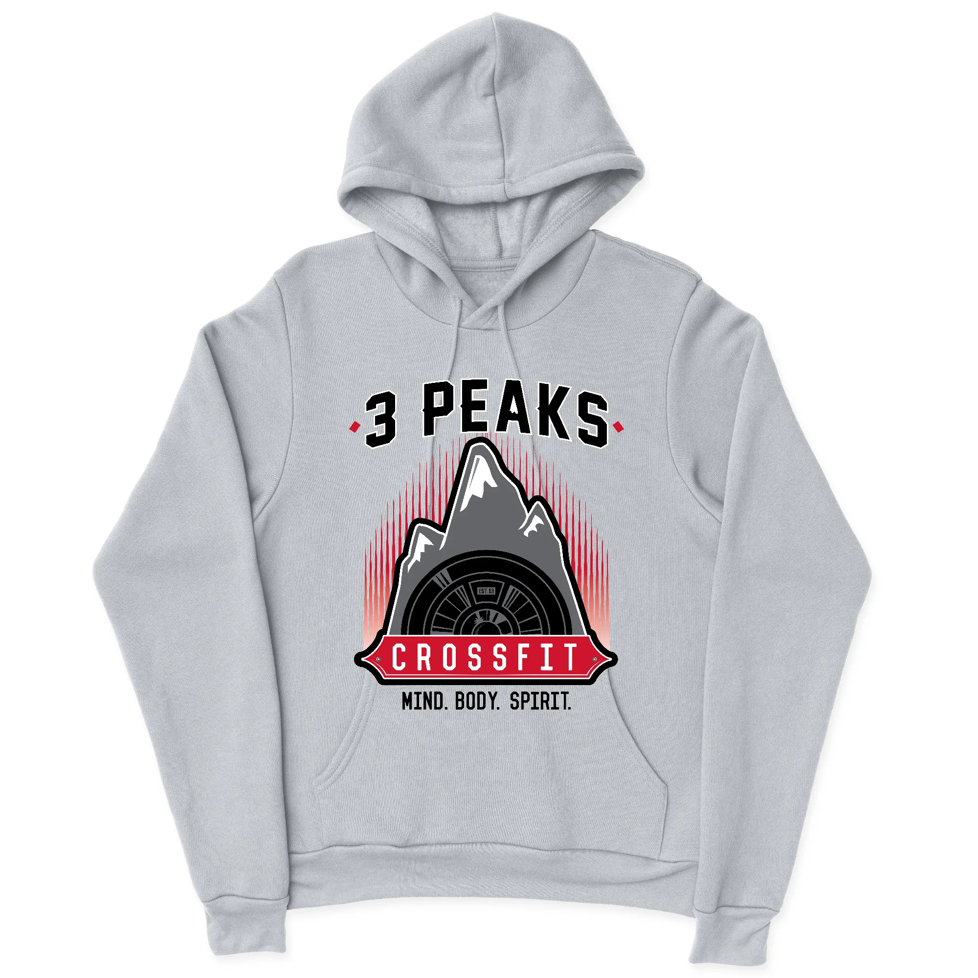 3 Peaks CrossFit Stacked Mens - Hoodie