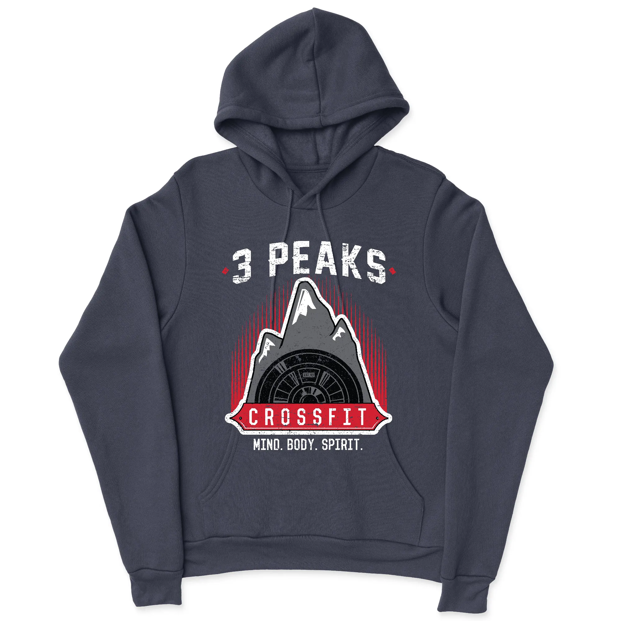 3 Peaks CrossFit Stacked Mens - Hoodie