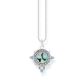 Abalone Coin Necklace