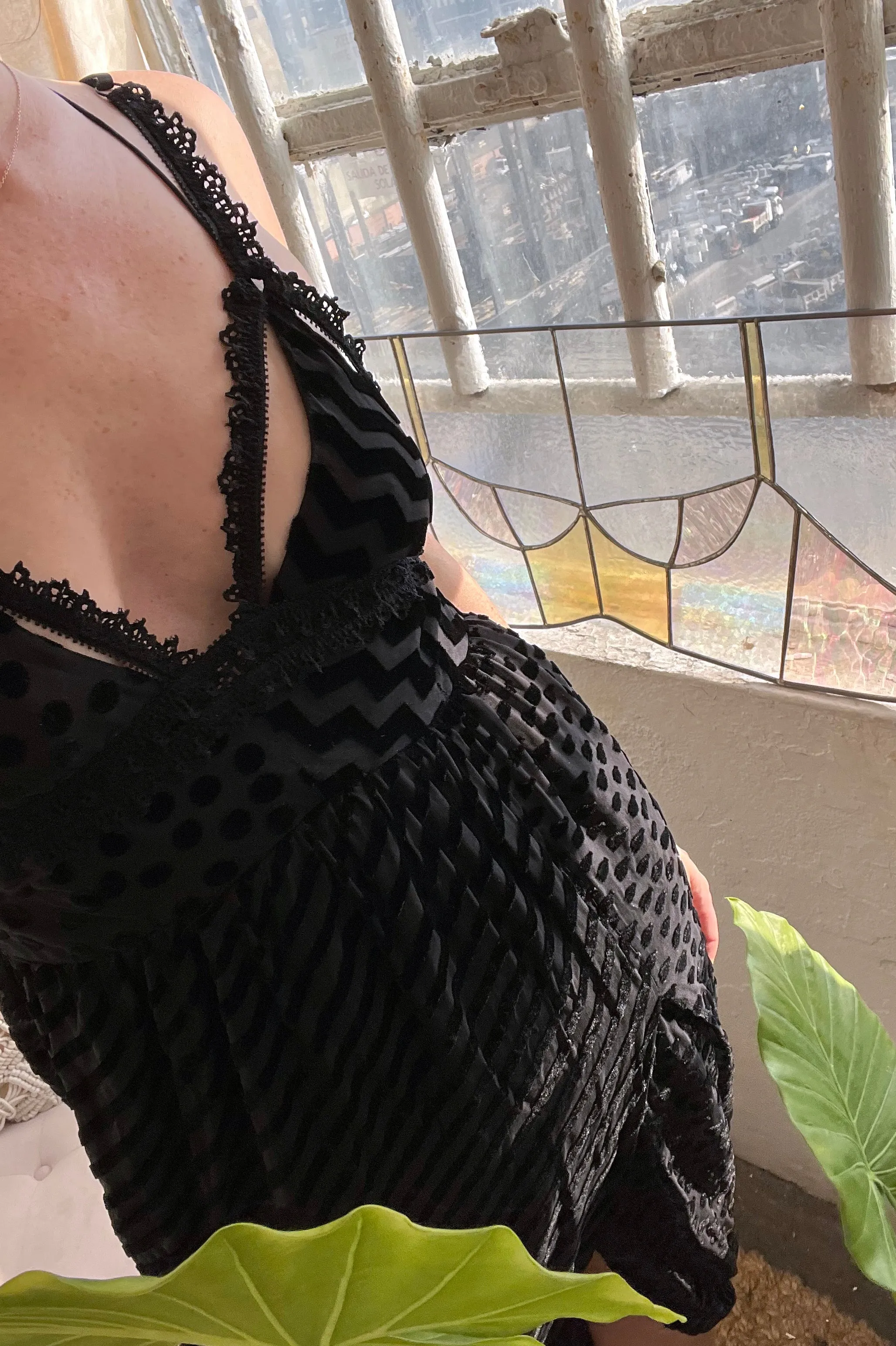 Adorella Cage Bra in Black