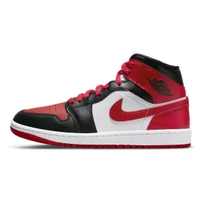 AIR JORDAN 1 MID ALTERNATE BRED TOE (WOMEN'S) 2022