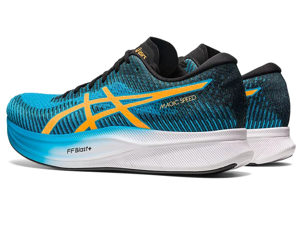 ASICS Men's MAGIC SPEED 2 (Island Blue/Orange Pop)