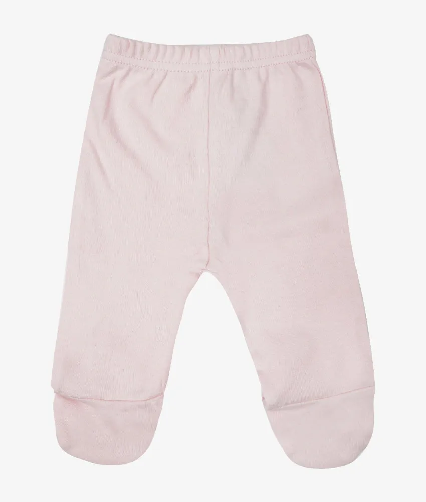 Baby Footed Pants - Pink