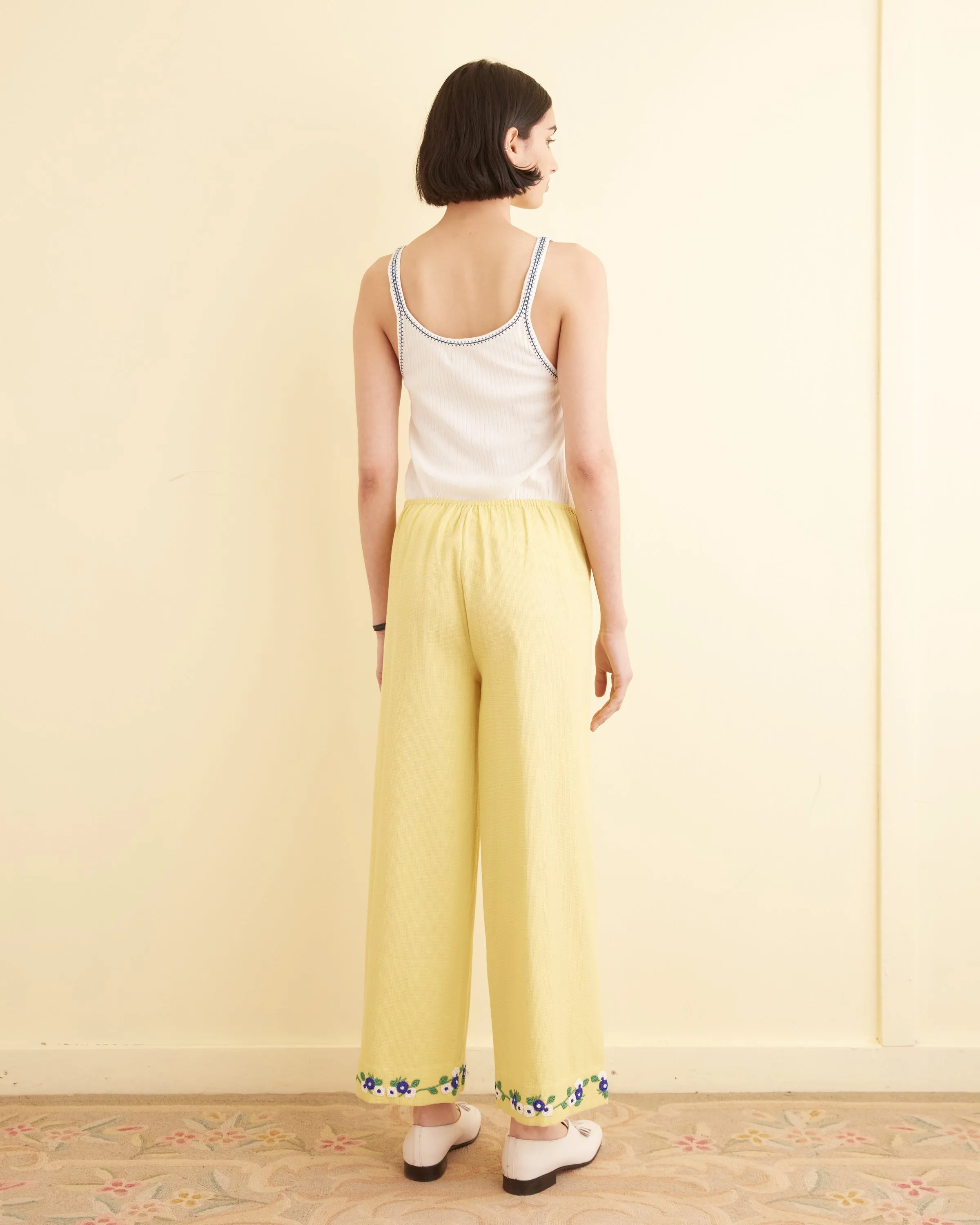 Beaded Chicory Pants