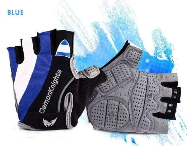 Bike Gloves Bicycle Mtb Cycling Glove Bicicleta Short Guantes Ciclismo Lycra Spandex Half Sports Cotton Nylon Linen Riding Men