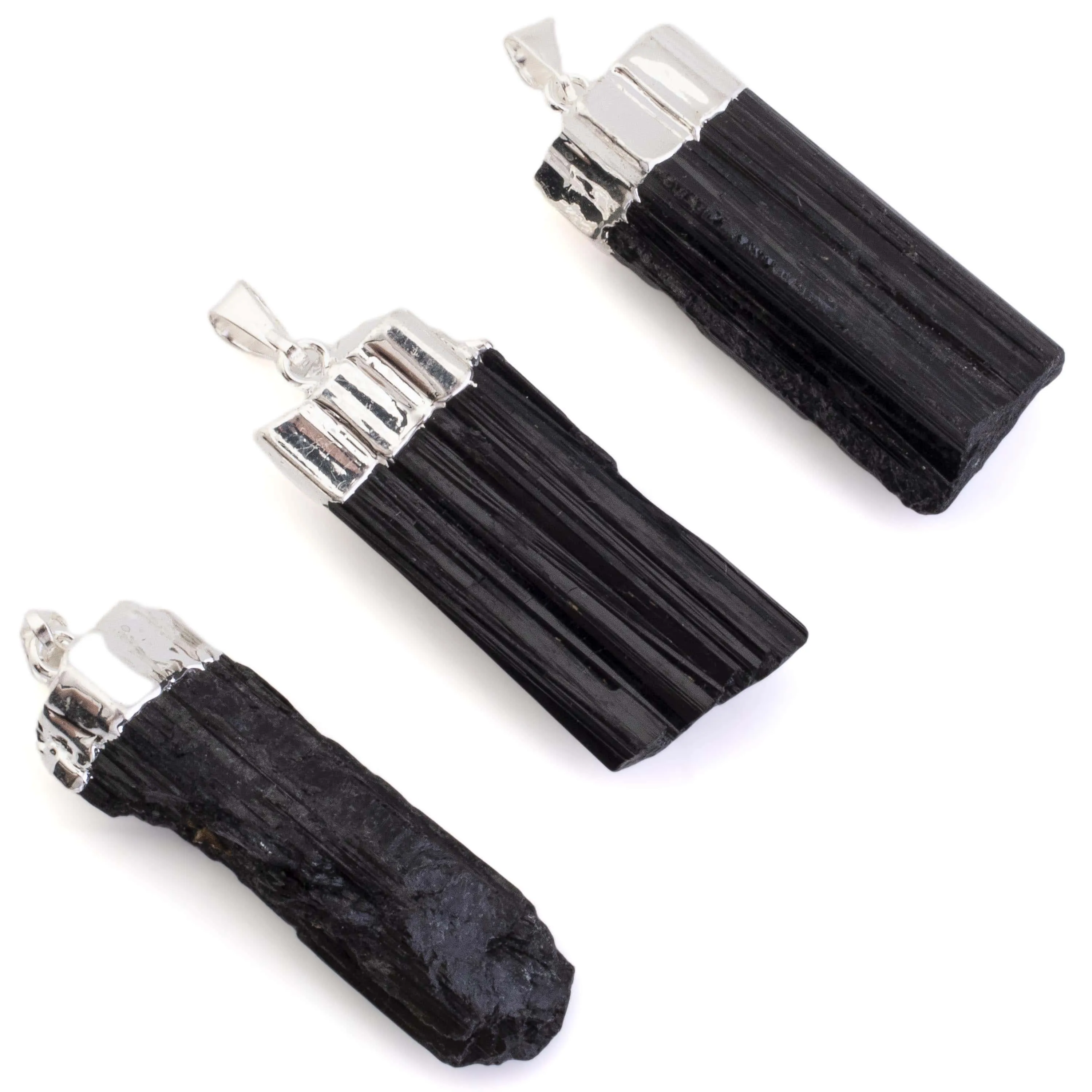 Black Tourmaline Pendnant on Chain