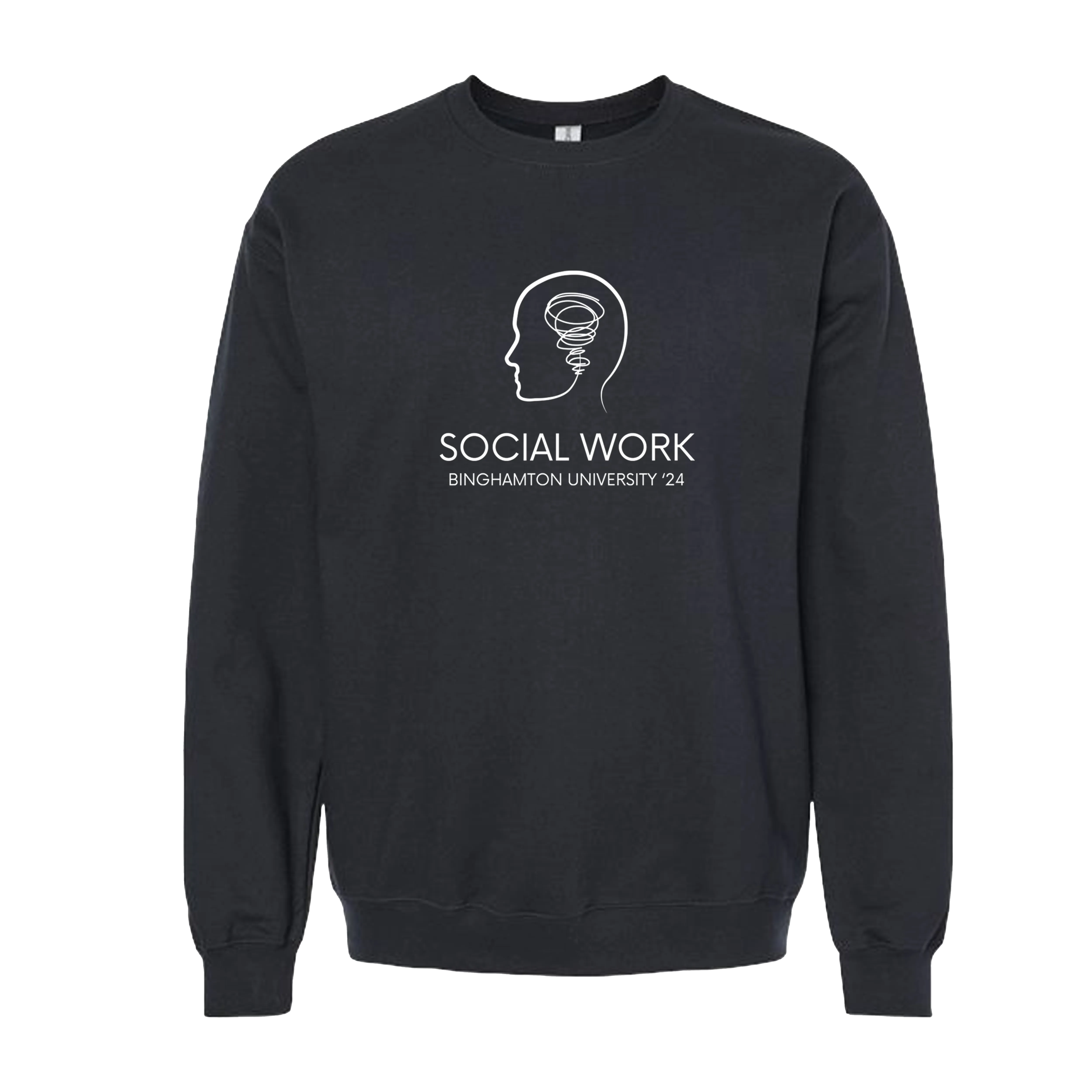 BU MSW Crewneck - Choose Your Brain Logo