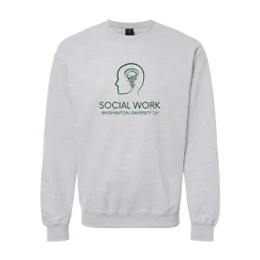 BU MSW Crewneck - Choose Your Brain Logo