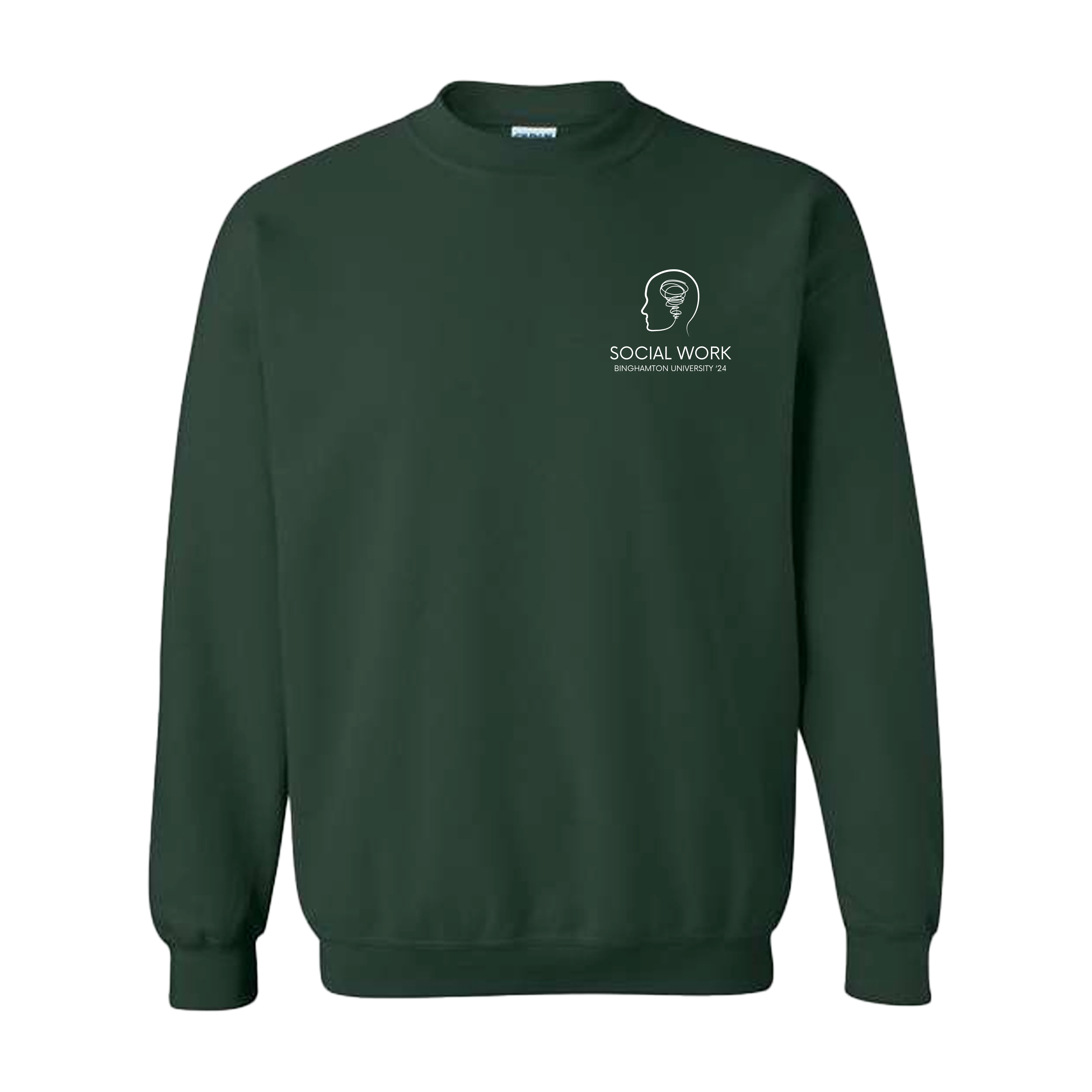 BU MSW Crewneck - Choose Your Brain Logo