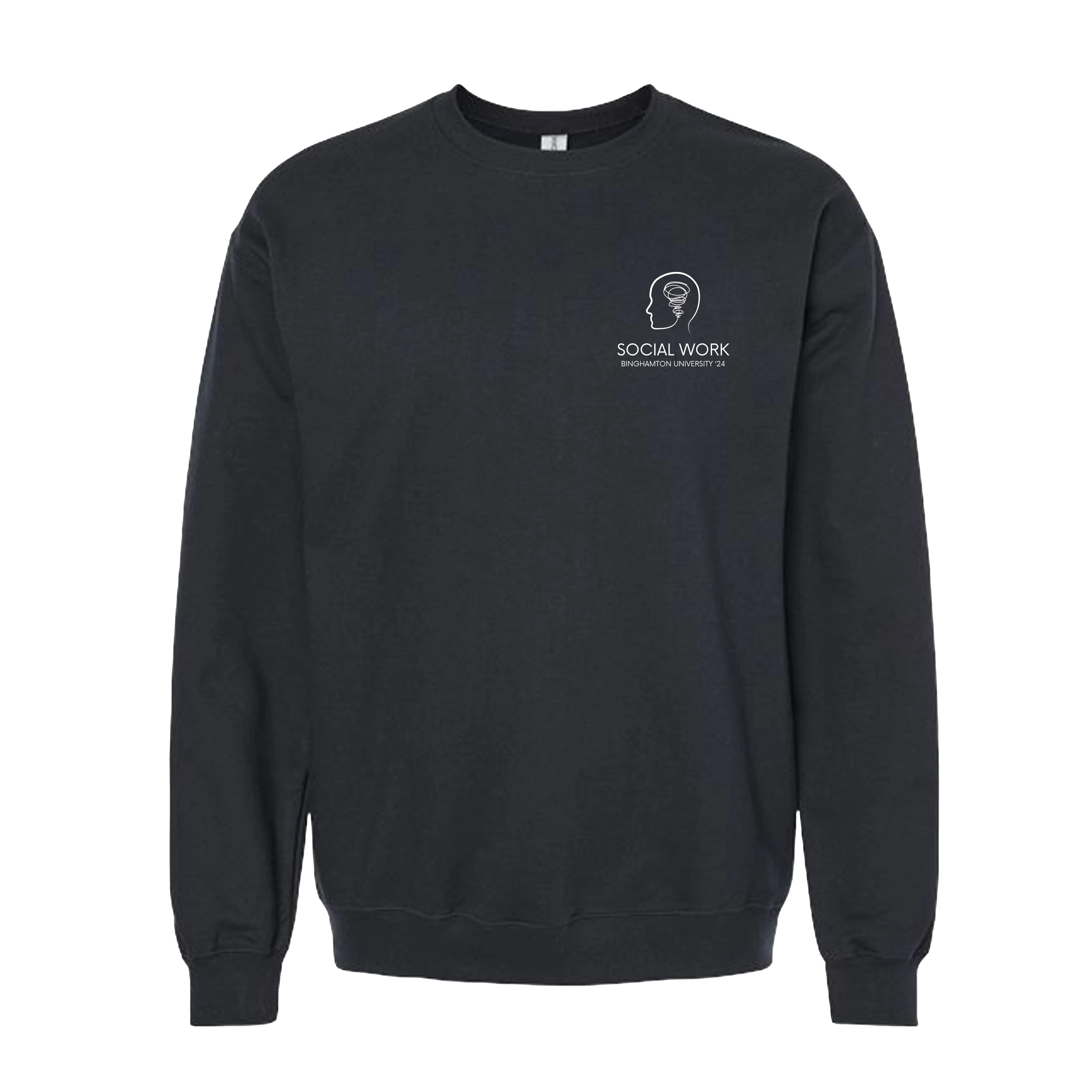 BU MSW Crewneck - Choose Your Brain Logo