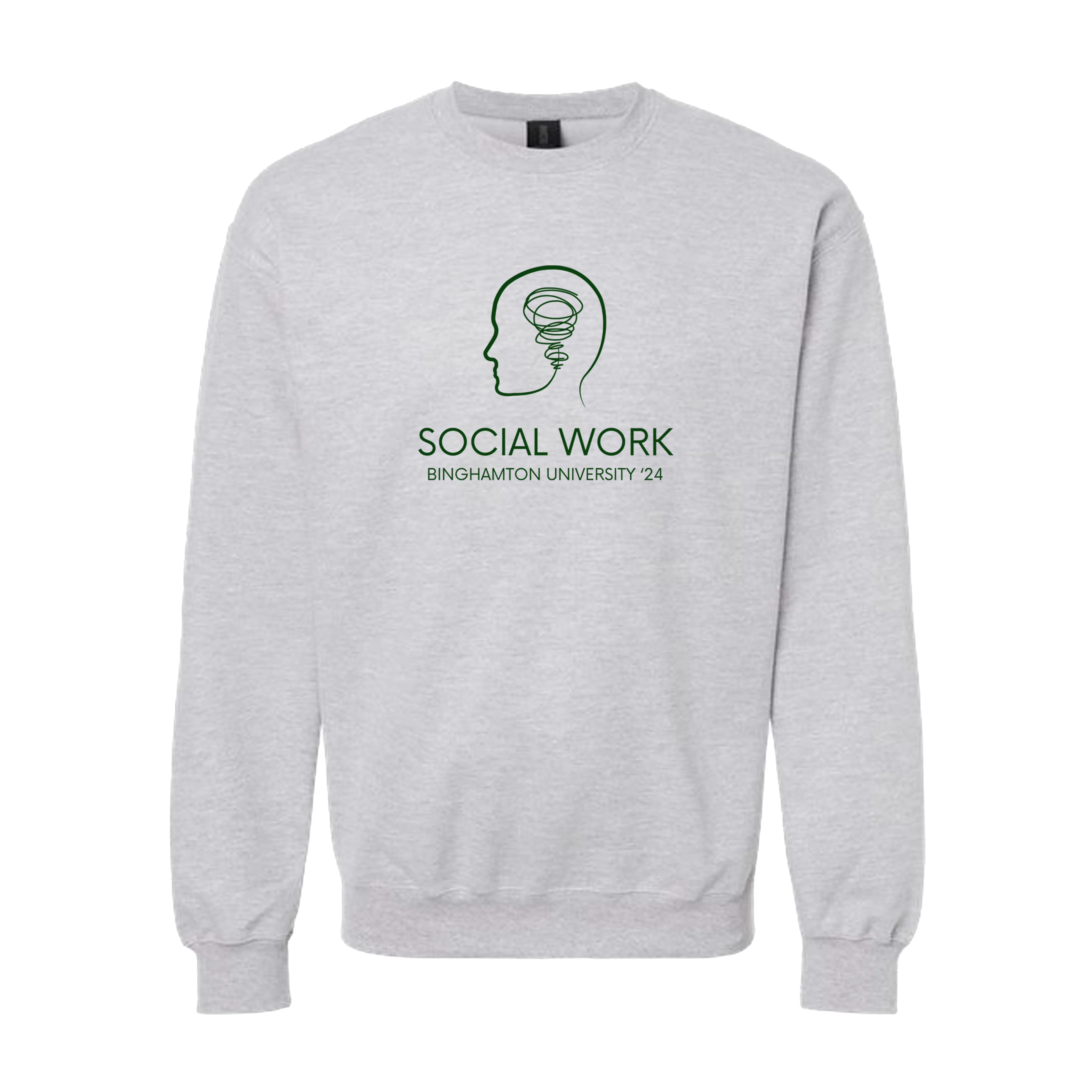 BU MSW Crewneck - Choose Your Brain Logo