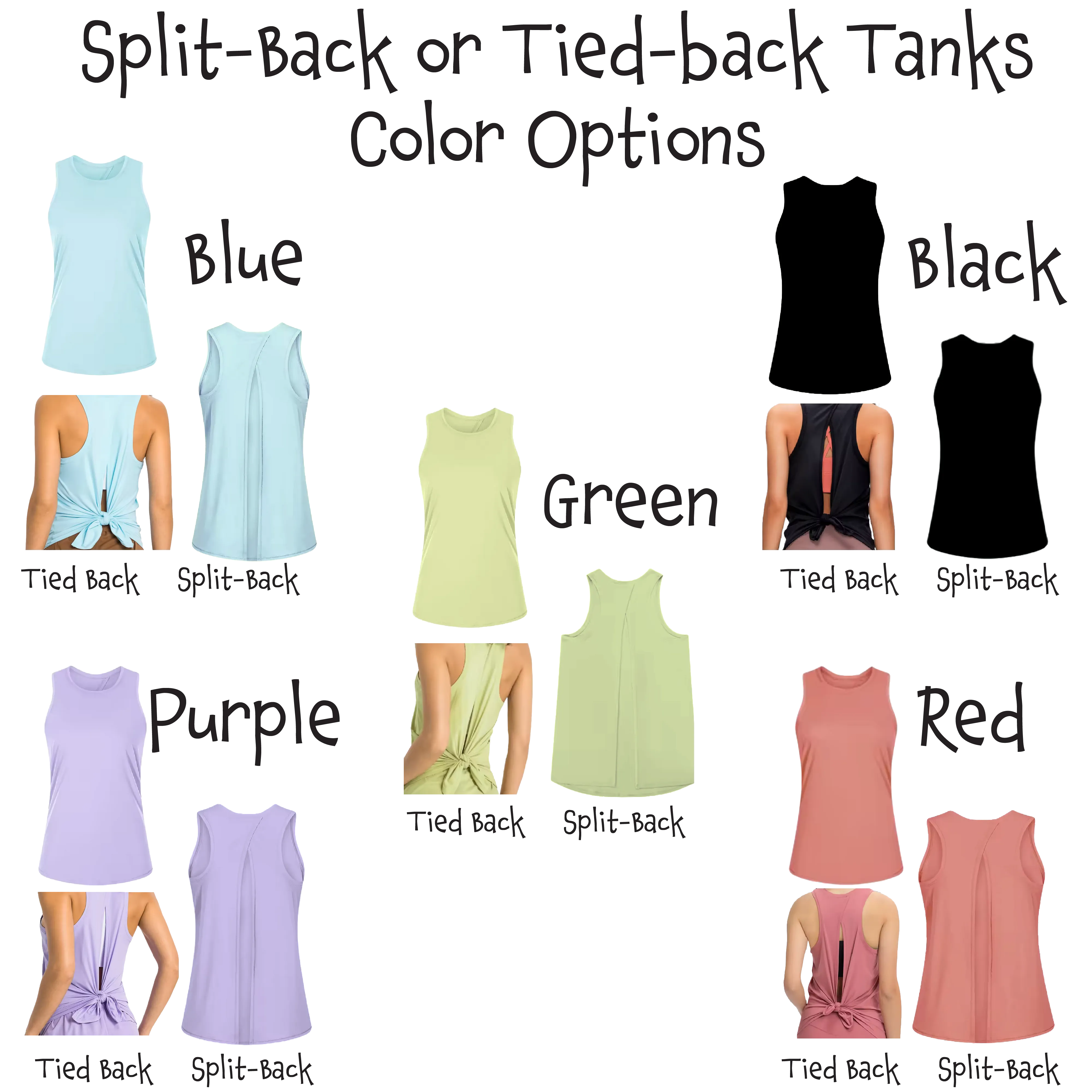 Cat Witch Pumpkin  | Women's Split Back or Tied Back Pickleball Tank | 80/20 Nylon Spandex Mix