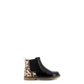 CHELSEA INFANT E - BLACK LEOPARD