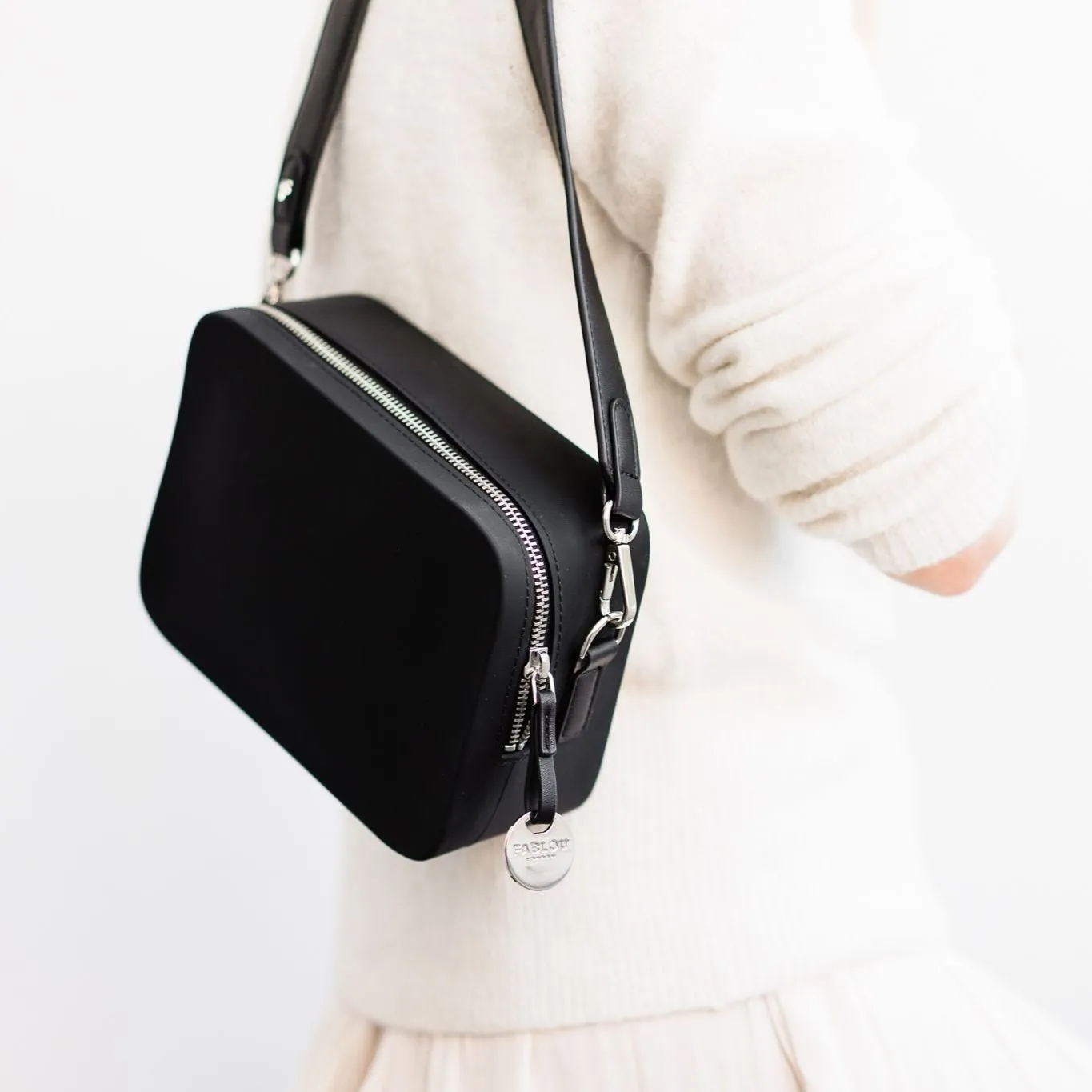 Chelsea silicone crossbody bag - Black