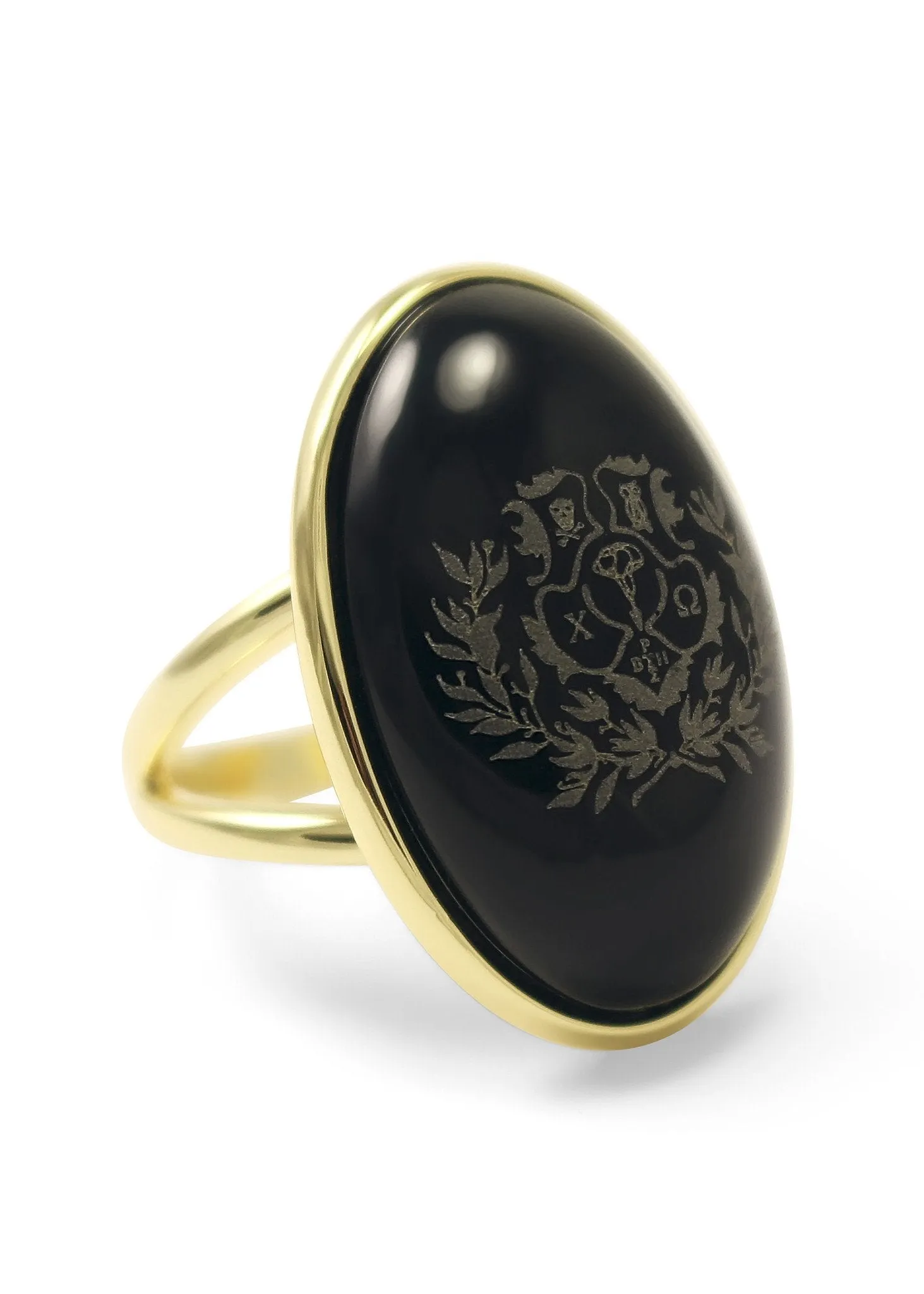 Chi Omega Crest Duchess Ring