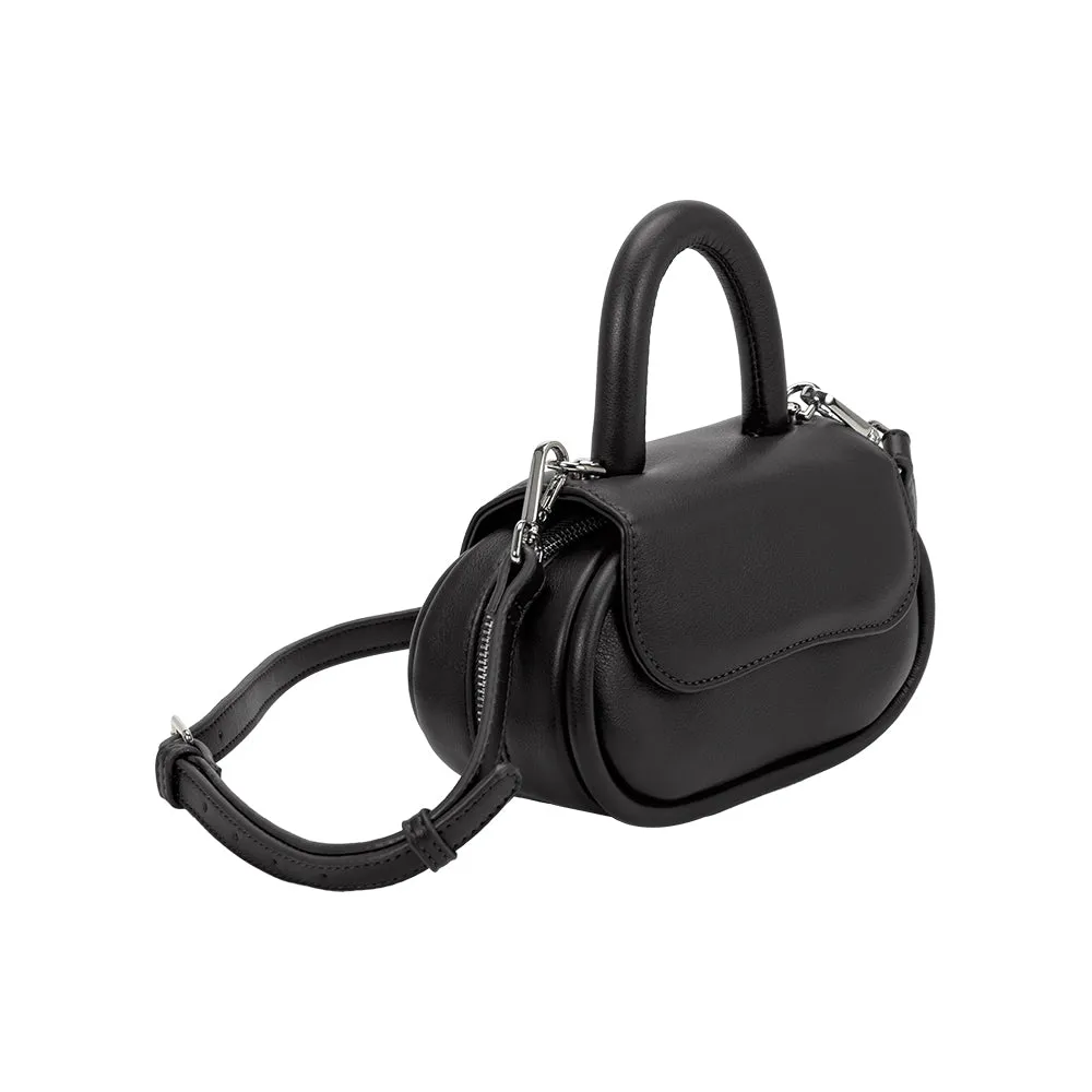 Cici Black Small Recycled Vegan Crossbody Bag