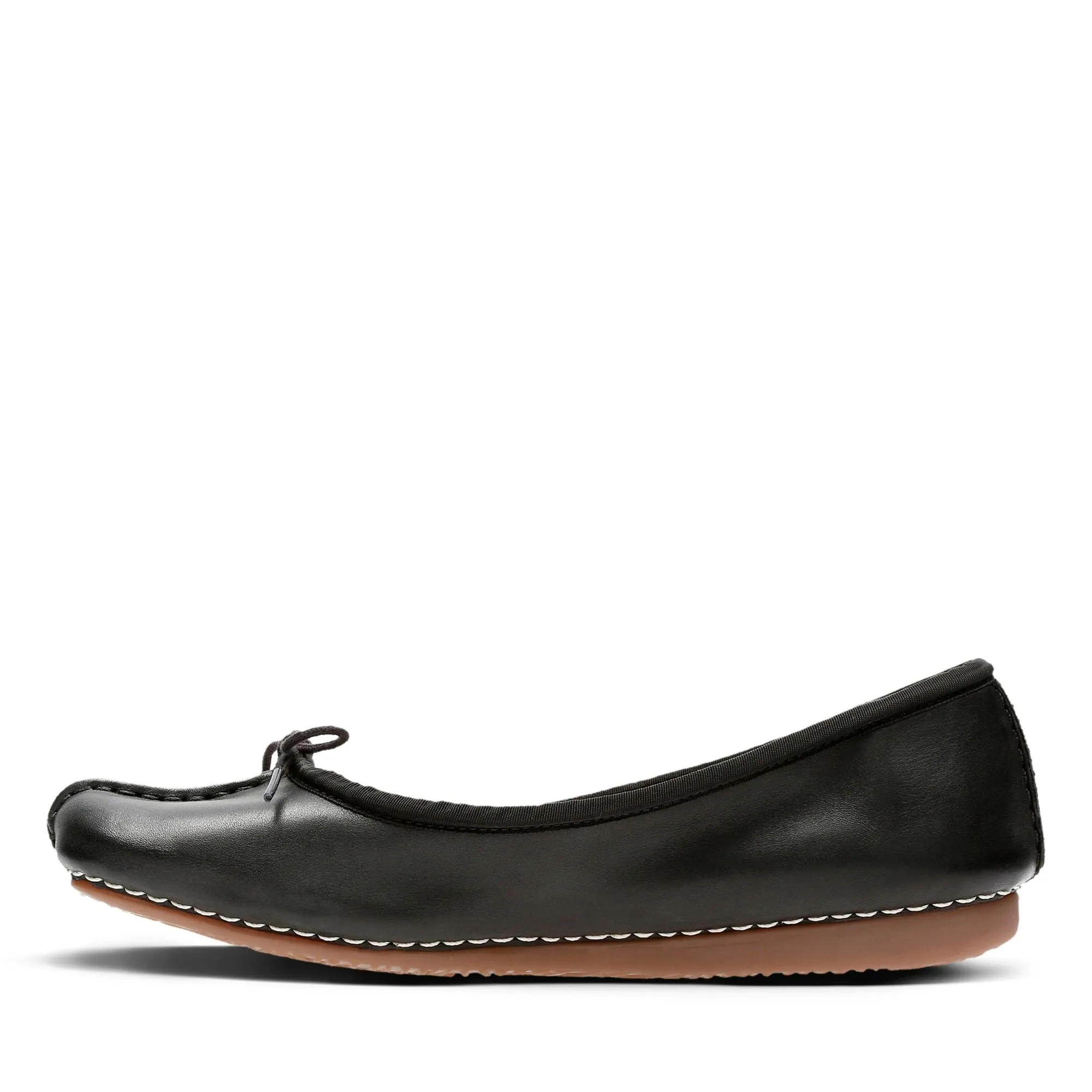 Clarks Freckle Ice Black Leather