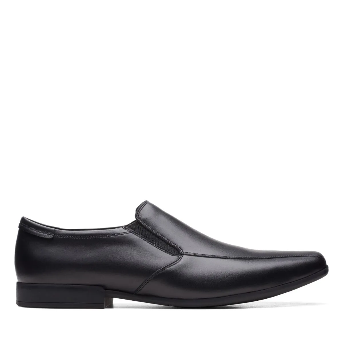 Clarks Sidton Edge Black Leather