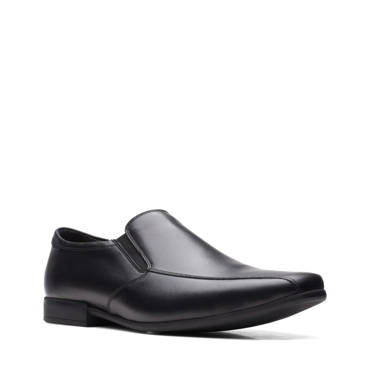 Clarks Sidton Edge Black Leather