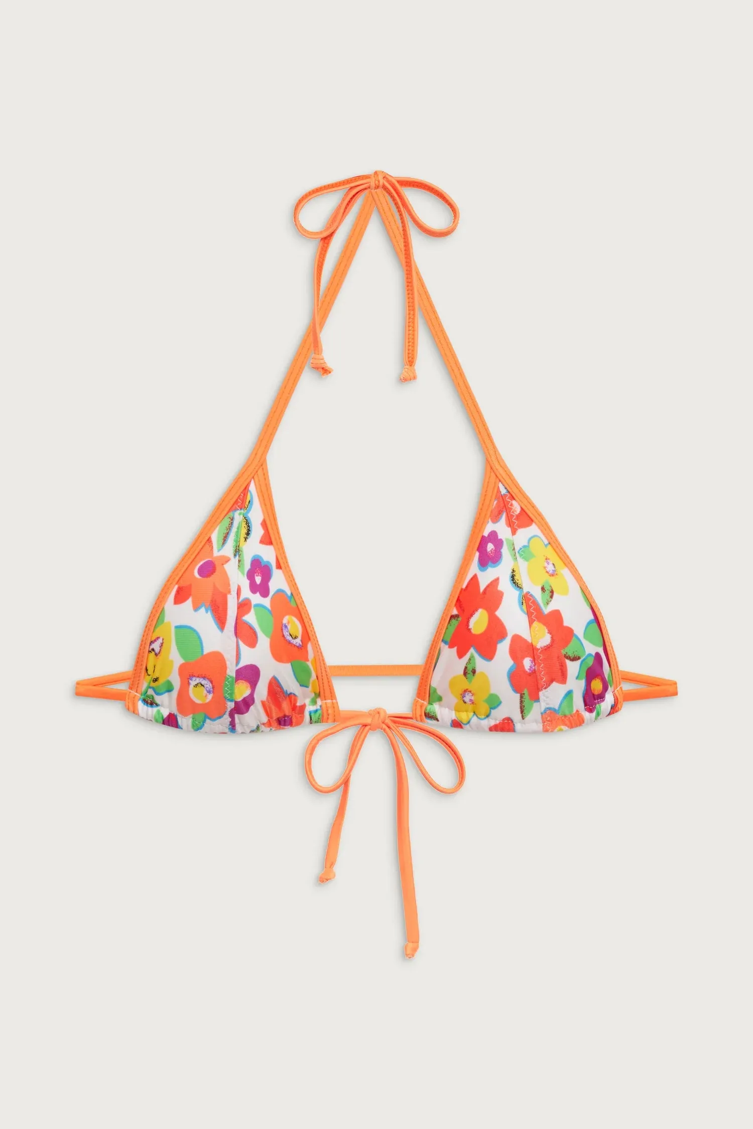 Coastal Shine Micro Bikini Top - French Flowers