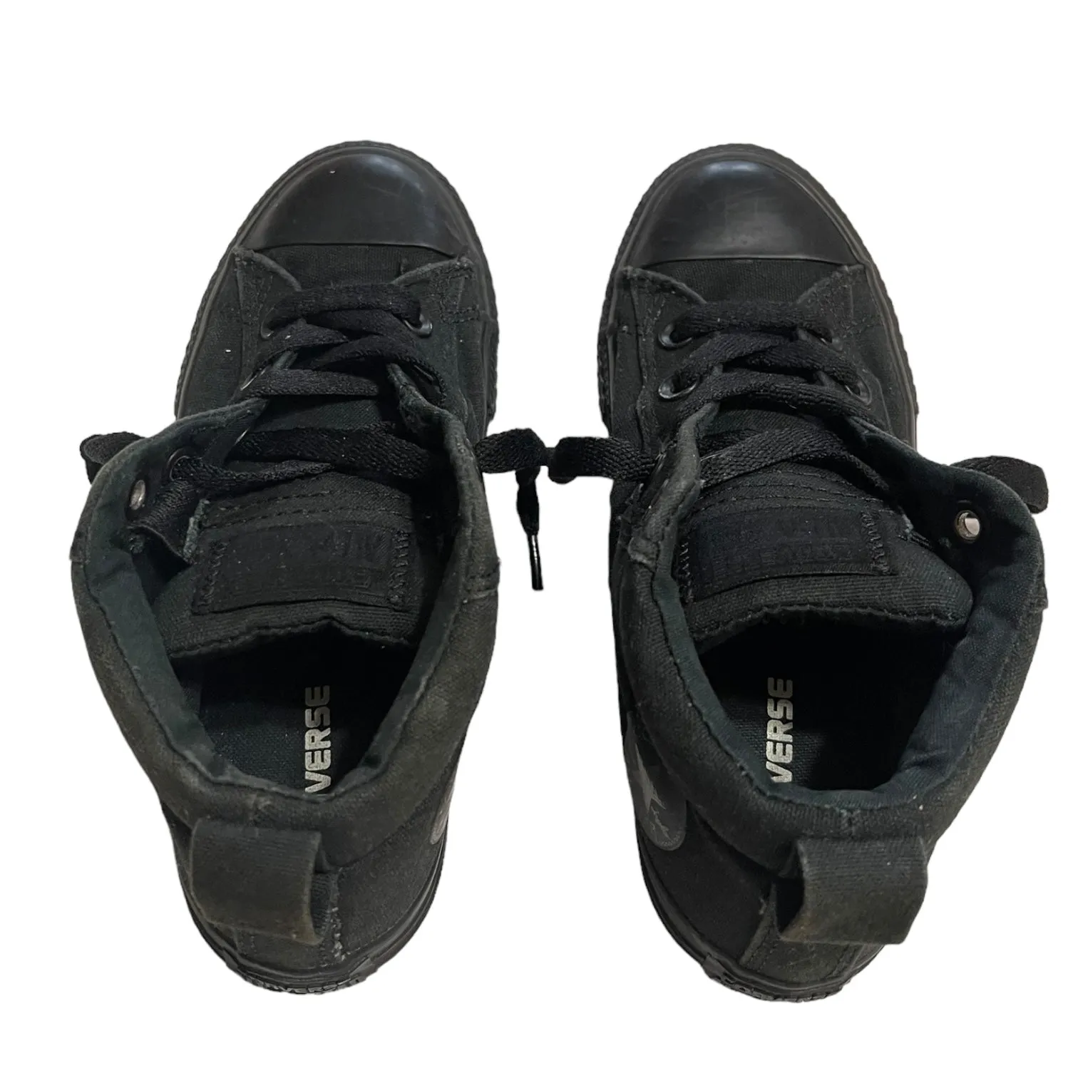 Converse All Star Black Mid Sneakers Size 2