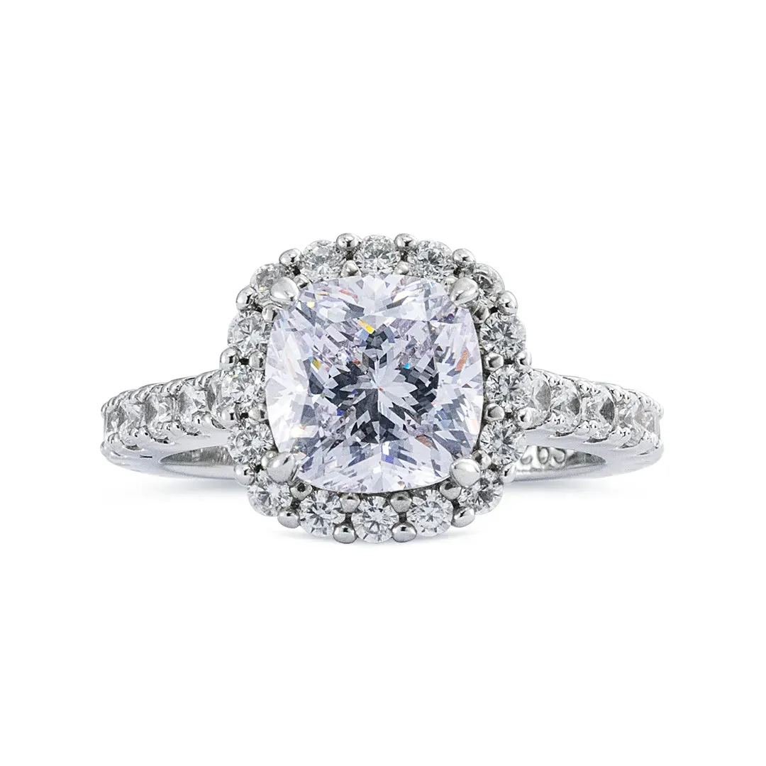 Cushion Cut Hola Engagement Ring