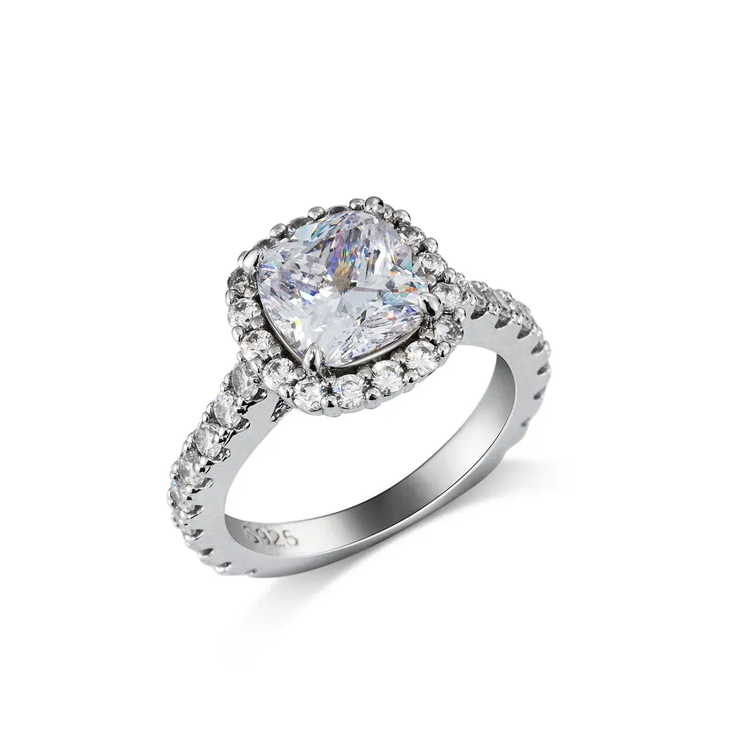 Cushion Cut Hola Engagement Ring