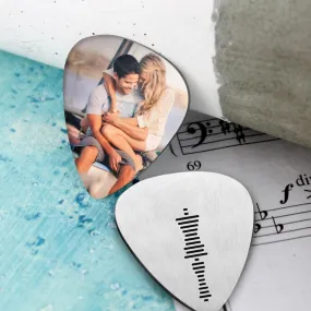 Custom Photo Scannable Code Music Guitar Pick - 1PCS