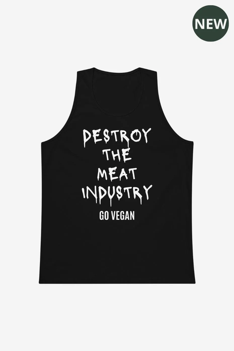 Destroy The Meat Industry Men’s premium tank top