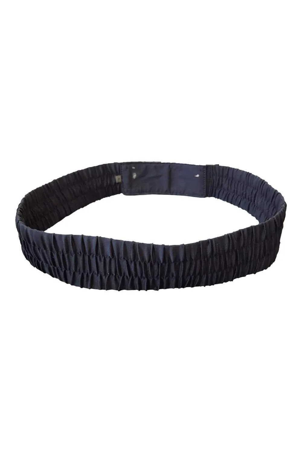 DIANE VON FURSTENBERG Black Elasticated Waist Belt (40)