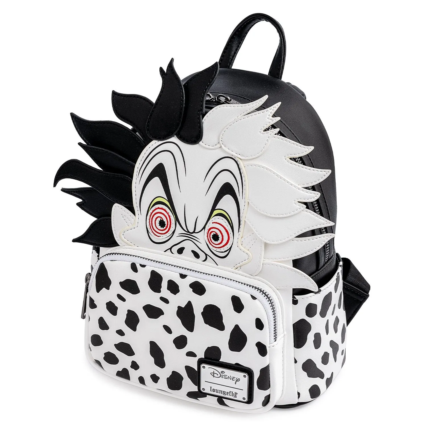 Disney Villains 101 Dalmatians Cruella de Vil Spots Cosplay Mini Backpack