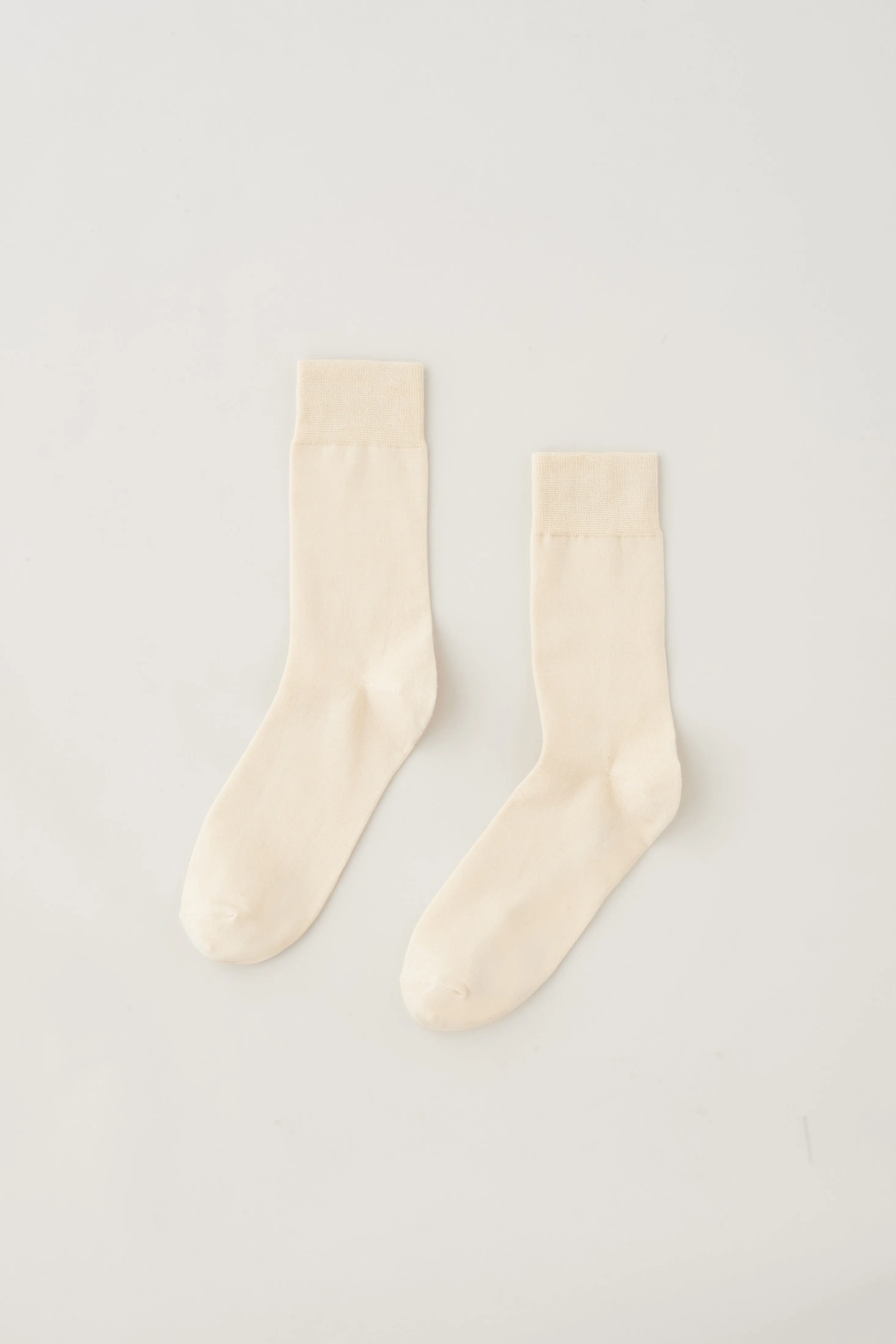 Dress Socks in Alabaster