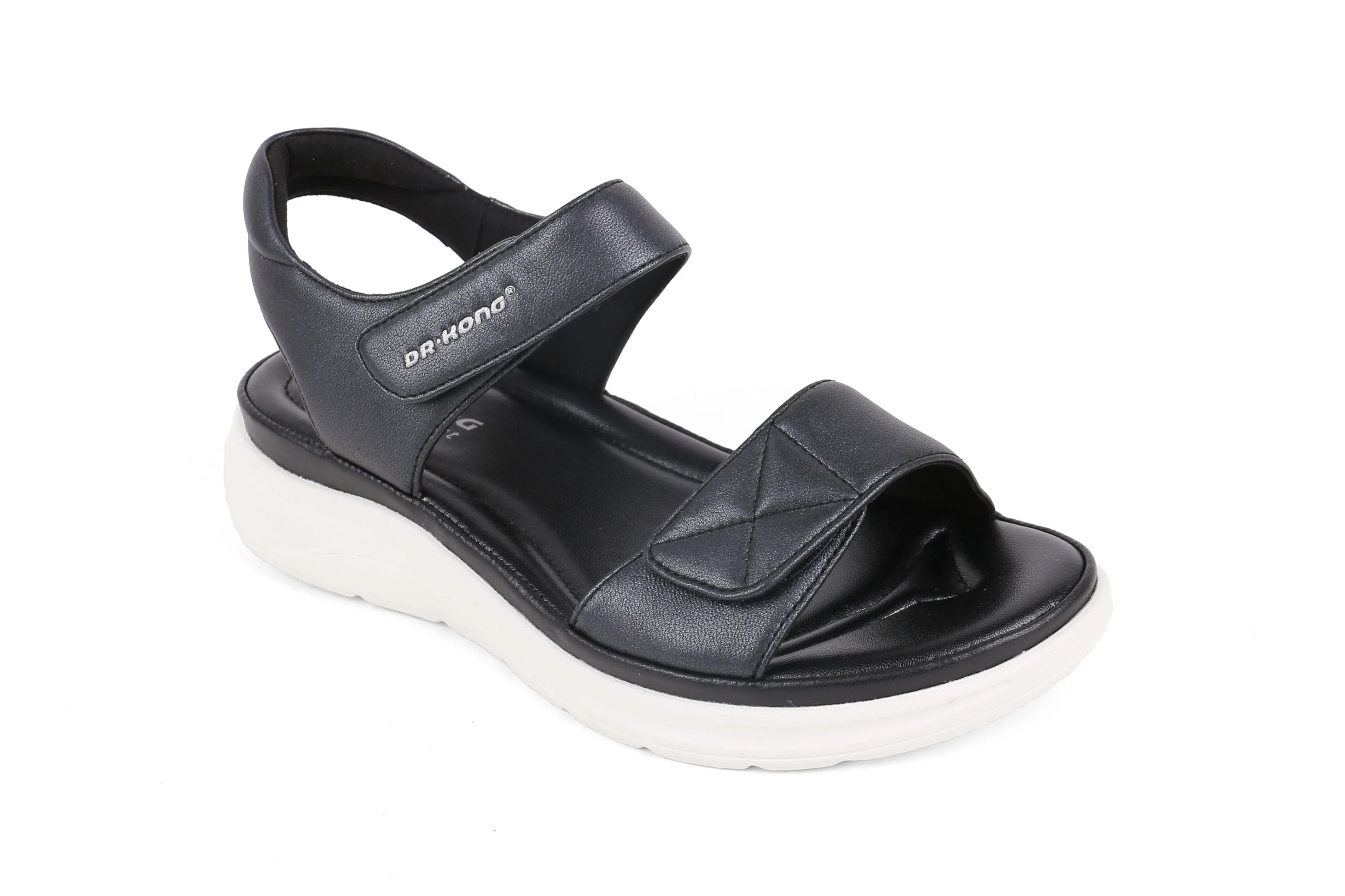 DR.KONG WOMEN TOTAL CONTACT SANDALS DK-S3001774-BLK(RP : $169)