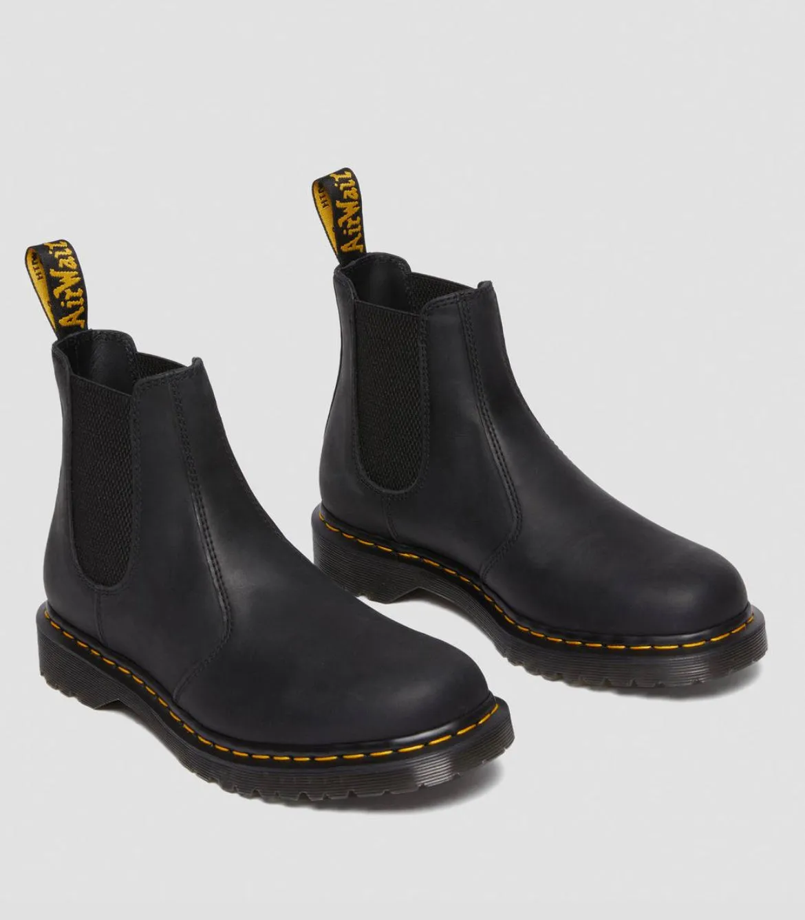 Dr.Martens 2976 Black Waxed Full Grain Chelsea Boots 30673001