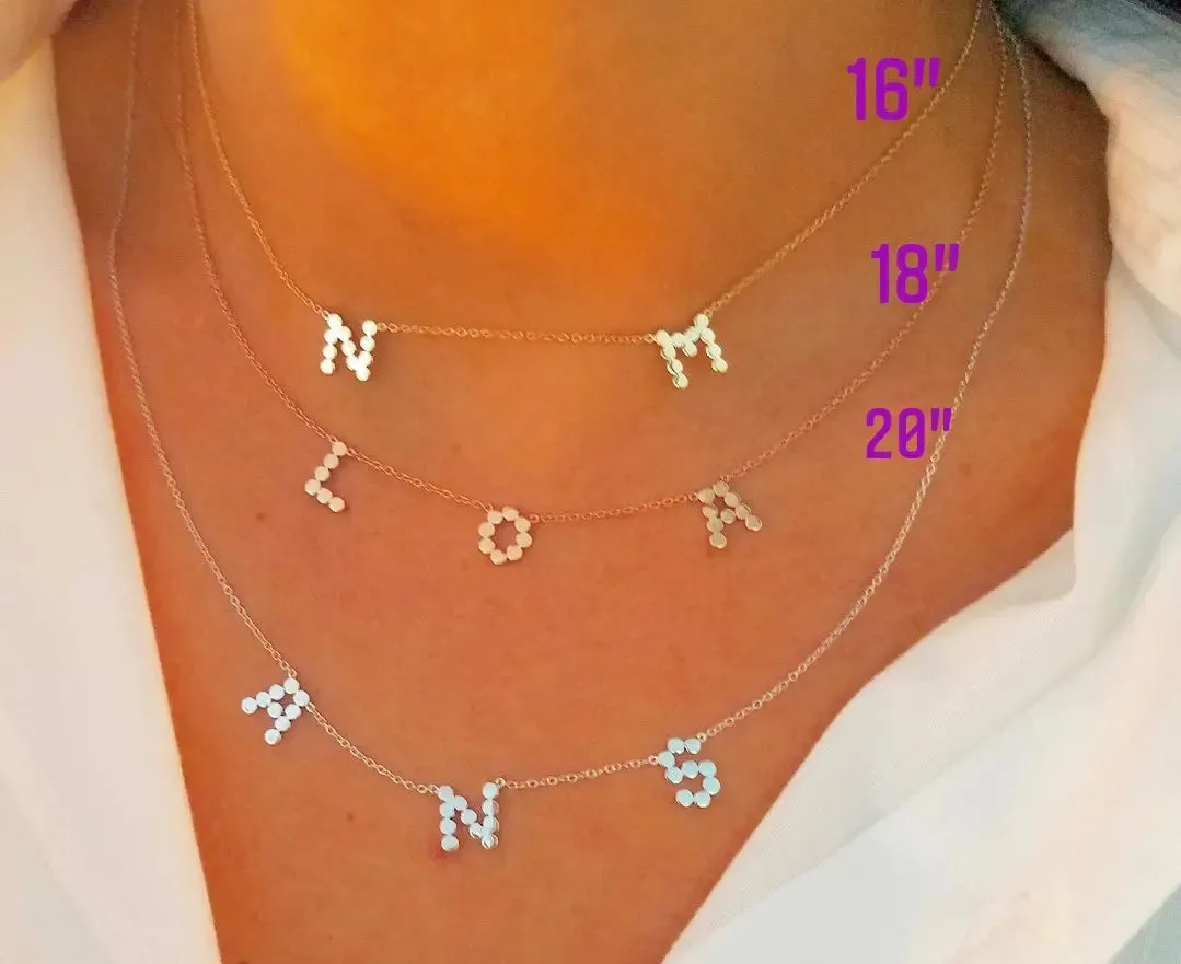 DSJ's Signature Meaningful Multi Gold Number Necklace