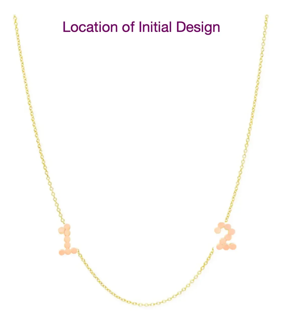 DSJ's Signature Meaningful Multi Gold Number Necklace