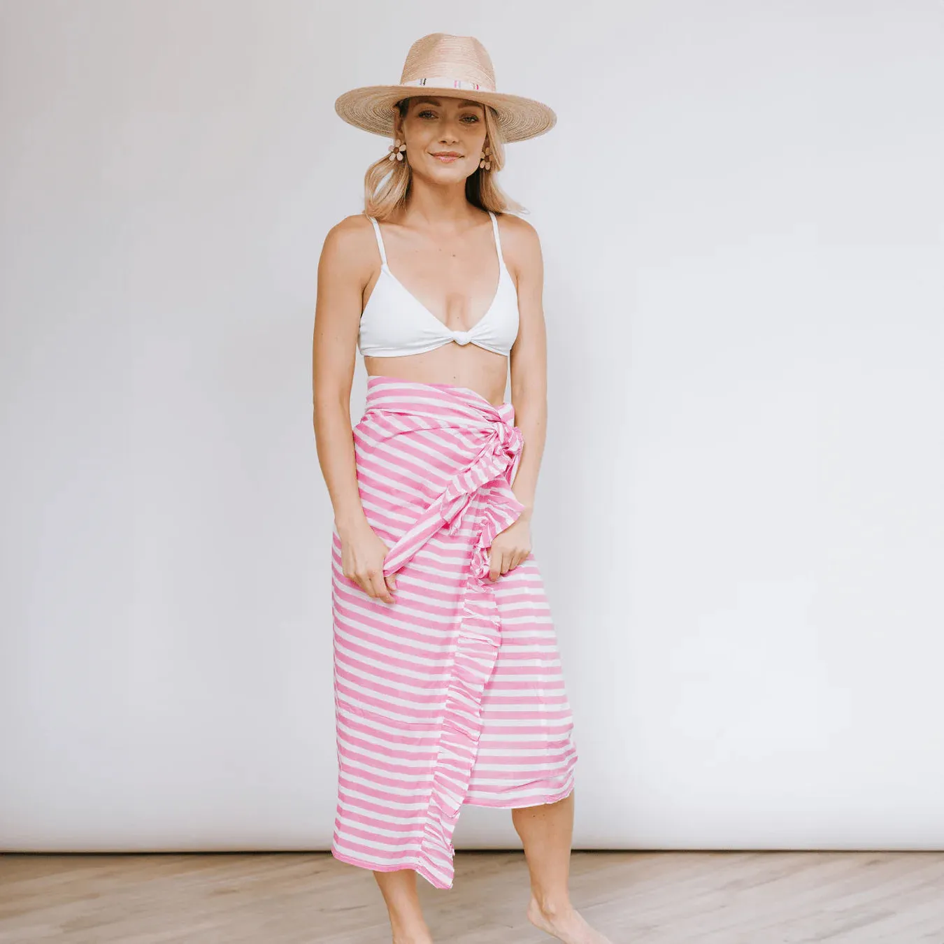 Duval Stripe Sandy Sarong (One Size)