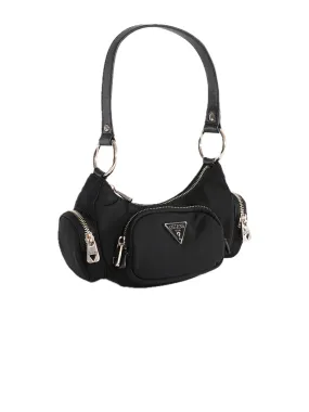 Eco Gemma Shoulder Bag - Black