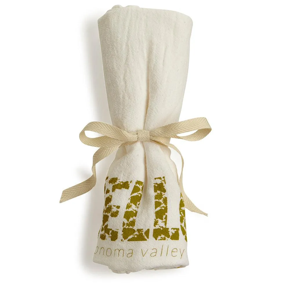 Flour Sack White Tea Towels Customized with your Brand or Logo