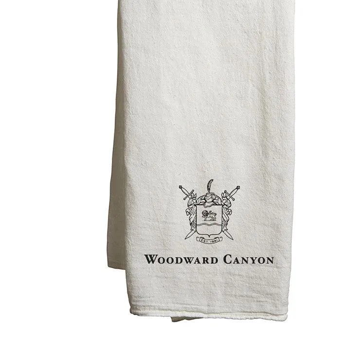 Flour Sack White Tea Towels Customized with your Brand or Logo