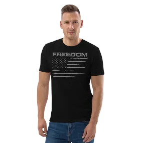 Freedom / US Flag Short Sleeve Unisex T-shirt for Men and Women