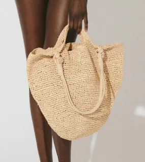 Graciela Raffia Shoulder Bag