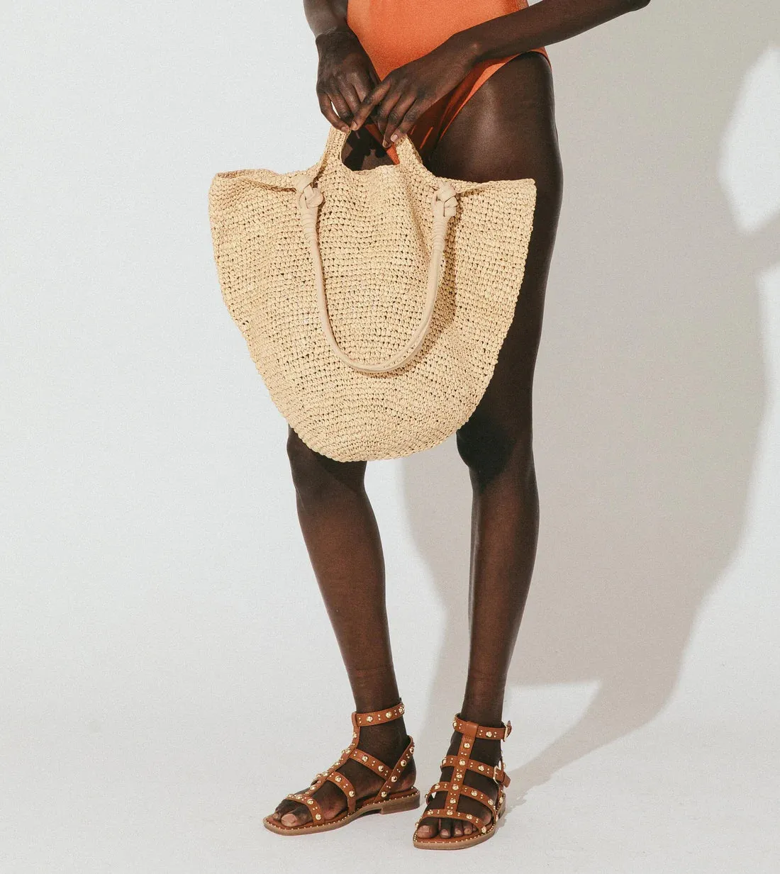 Graciela Raffia Shoulder Bag