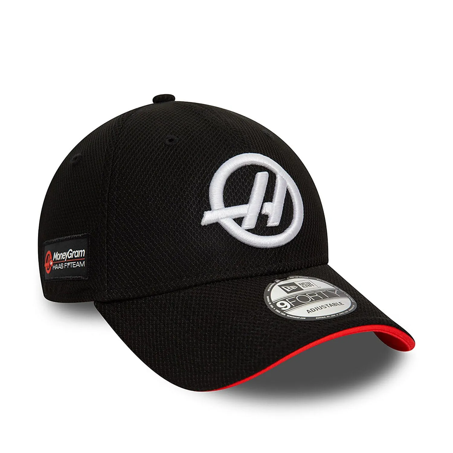 Haas Racing F1 New Era 9Forty 2024 Team Black Baseball Hat - Adult/Kids