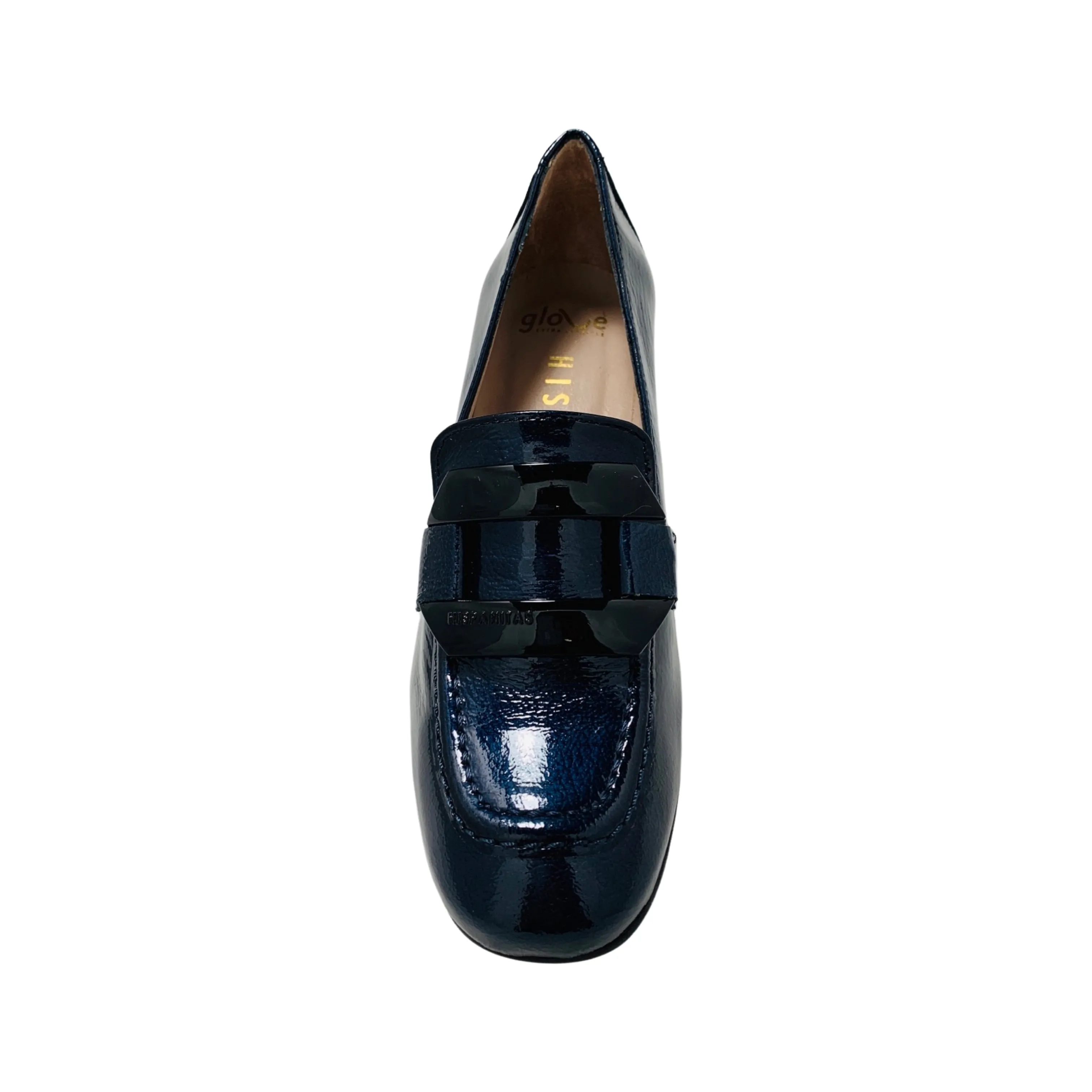 HI232570 Etna Navy Patent Low Heel Loafer on