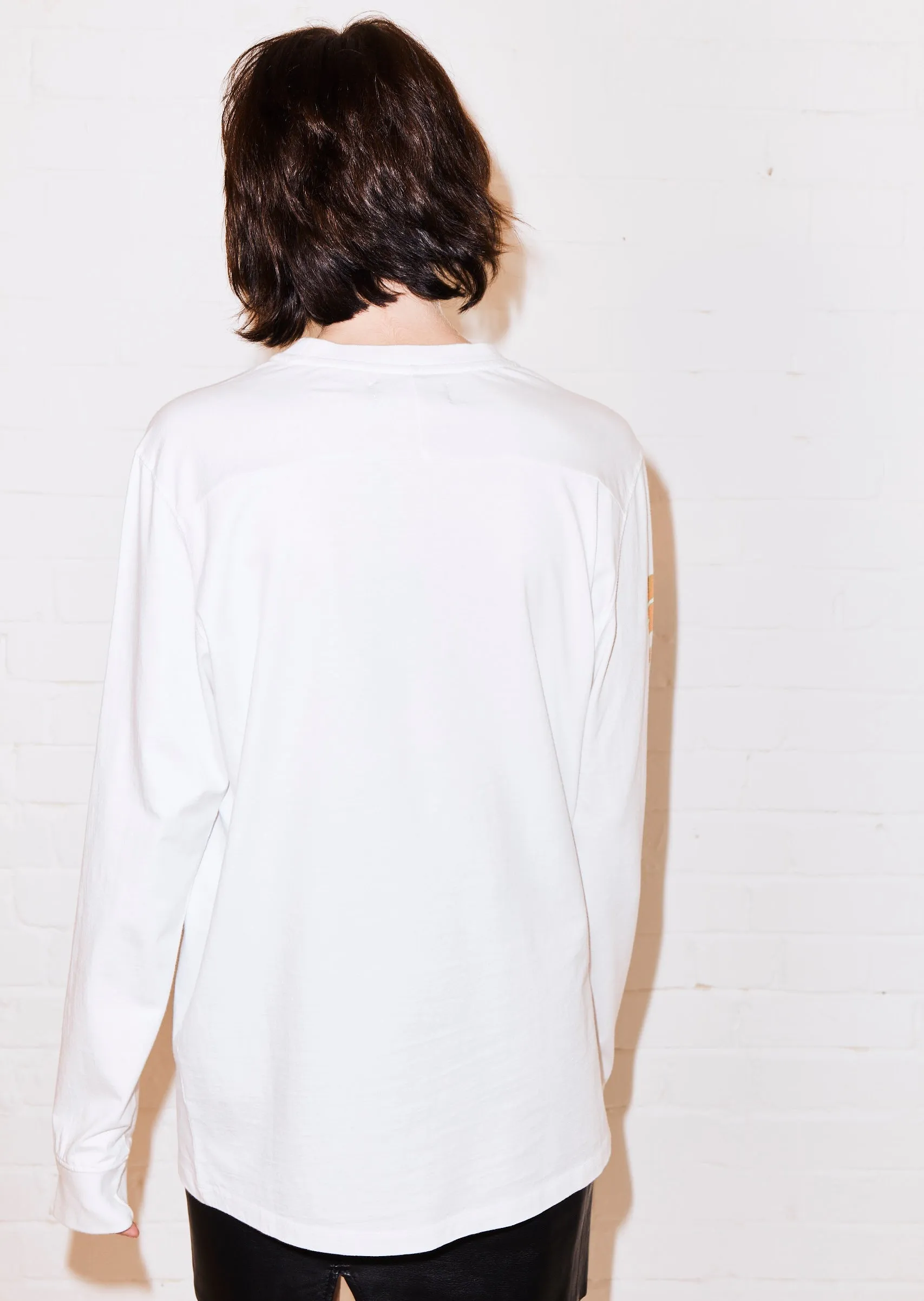 House of Holland @shesvague 'Obsessed' White Long Sleeve Tee