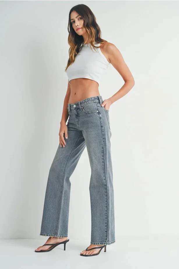 Just Black Denim - Tint Relaxed Straight Leg Denim | Vintage Light