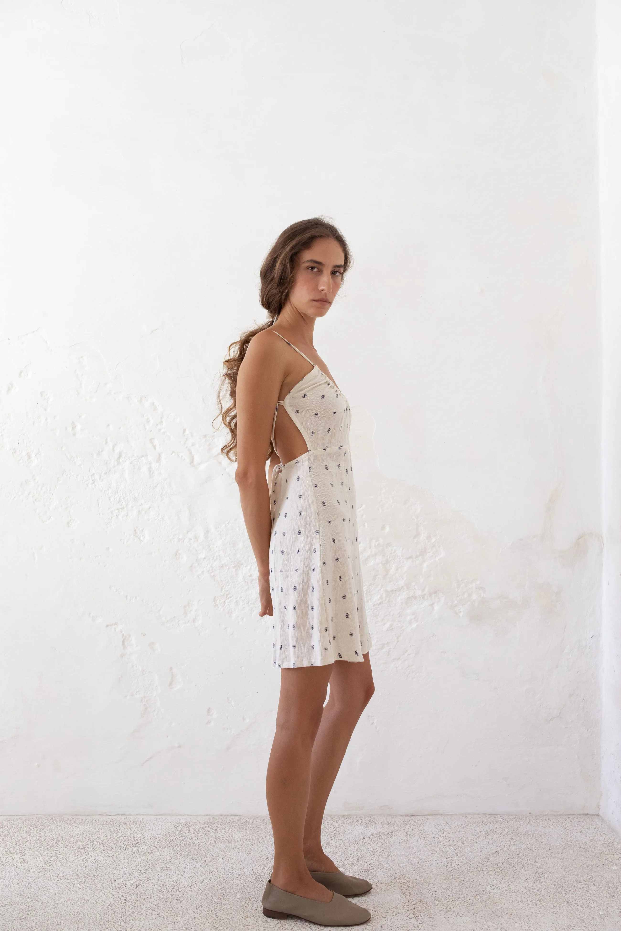 KAIA DRESS | UNDYED INDIGO PRINT